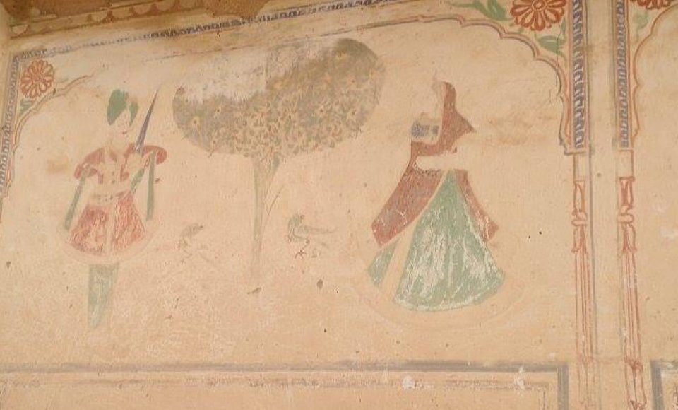 Wall paintings on the houses