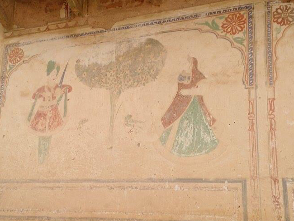 Wall paintings on the houses