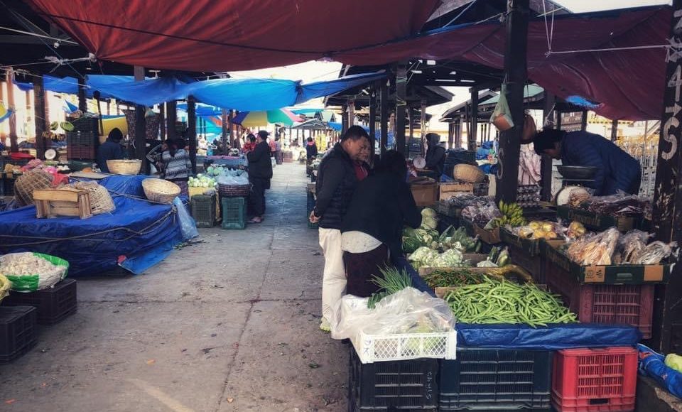 Paro vegetable market