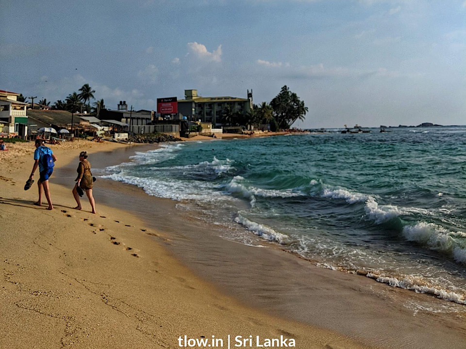 Hikkaduwa beach Sri Lankan 