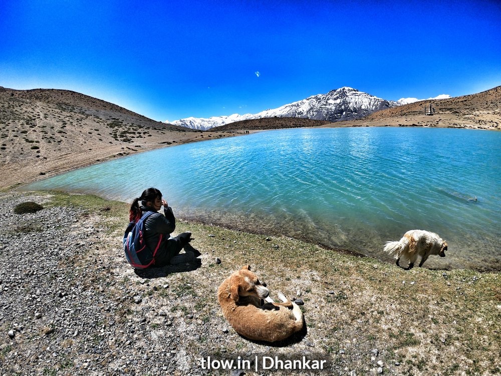 Peace at dhankar lake