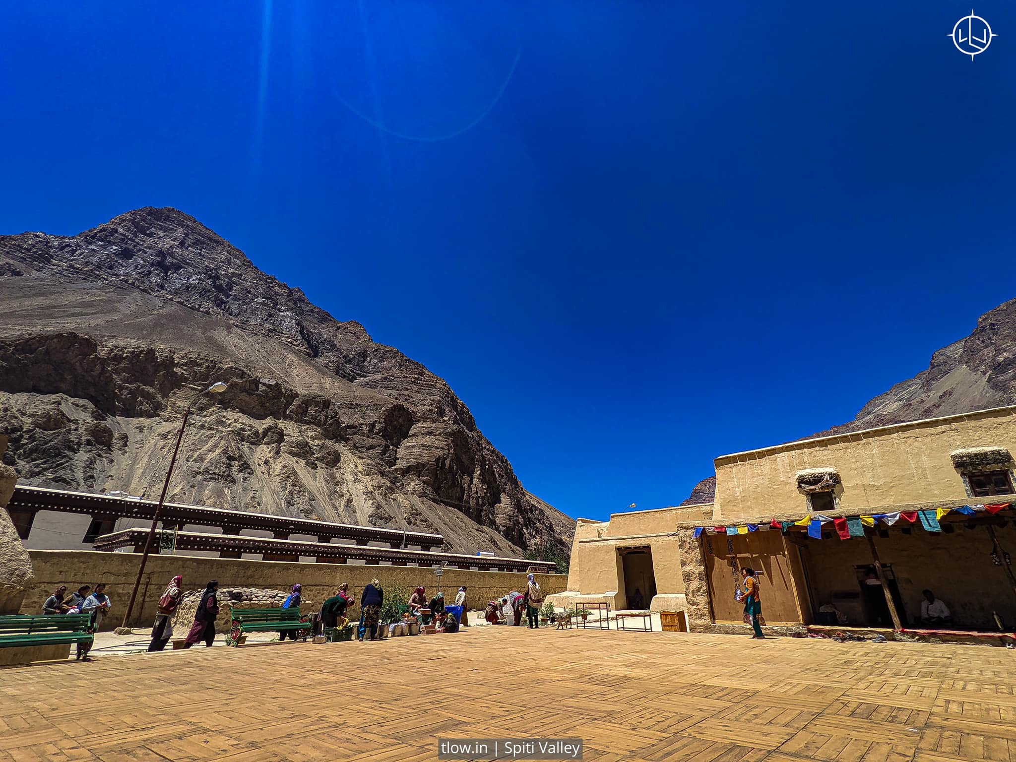 Tabo monastery afternoon