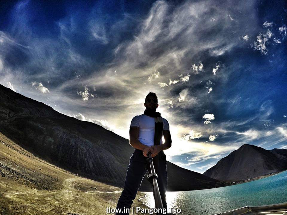 Tempo selfie in Ladakh