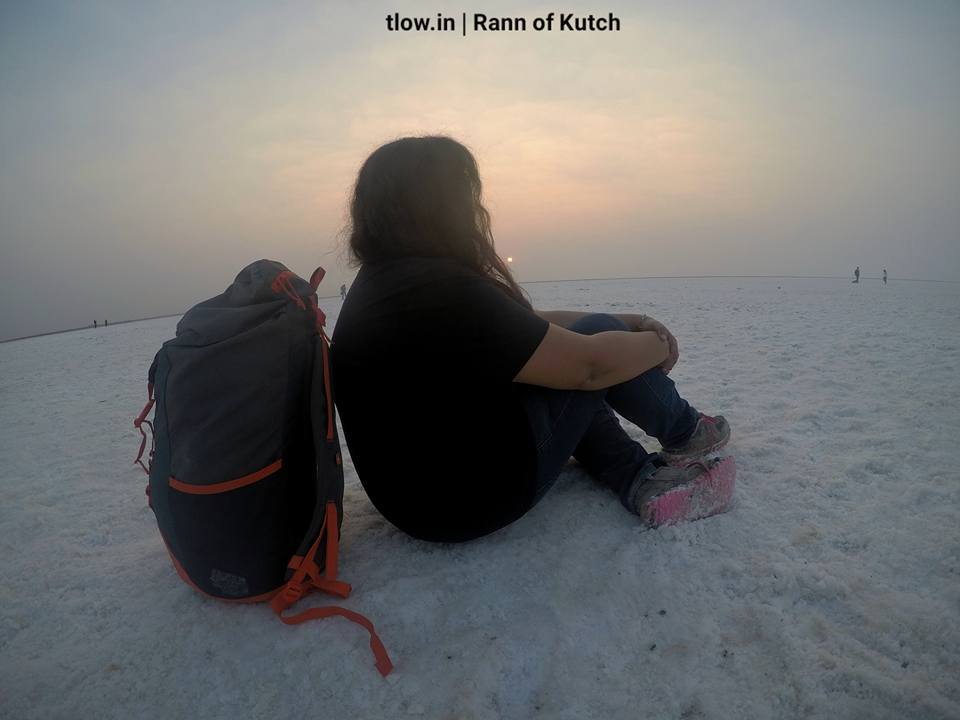 Kutch sunset pose