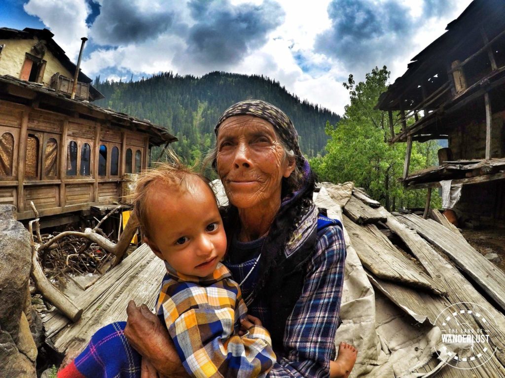 Grandmother & child in Naktan 