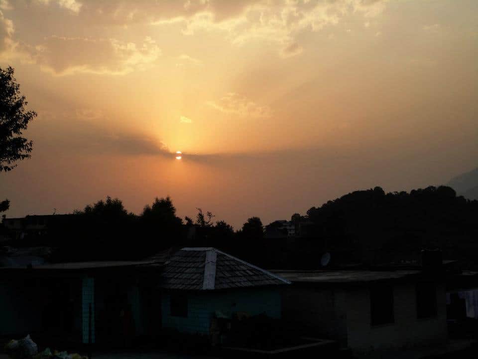 Sunset at Naddi 