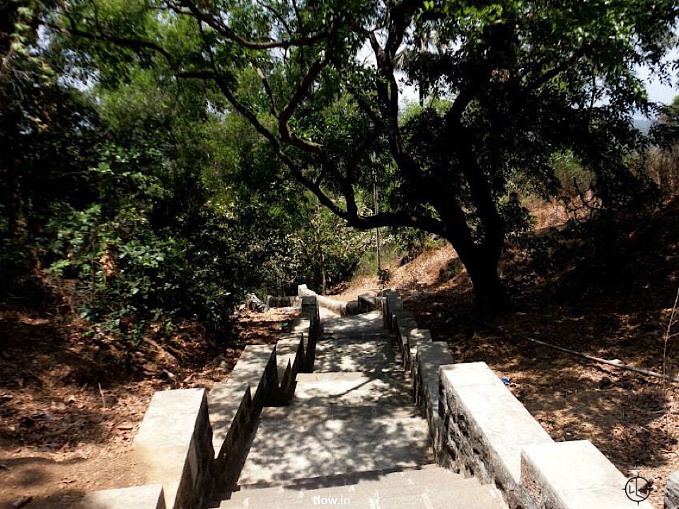 Steps leading to the village