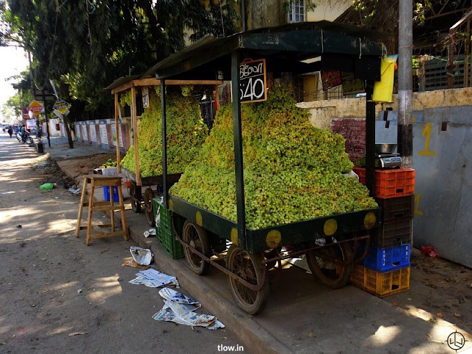 Grape cart in Pondicherry 