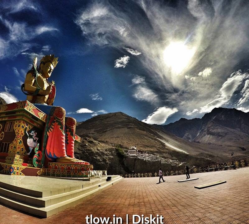 Diskit. Monastery in Ladakh