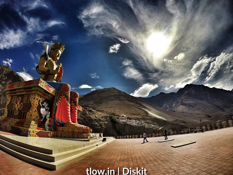 Diskit. Monastery in Ladakh