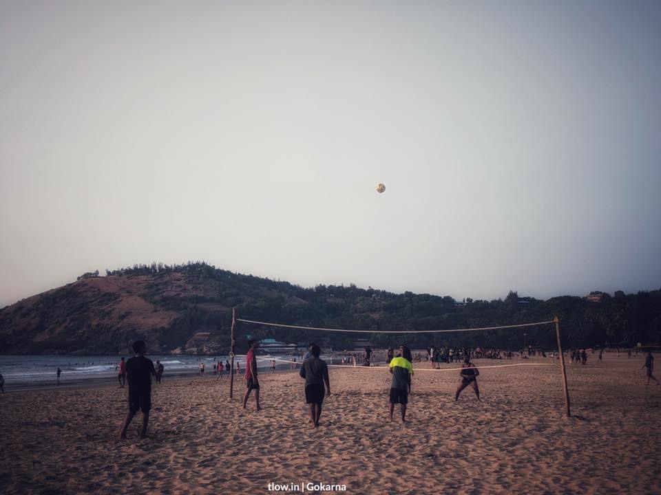 Volley ball at Gokarna | Beach games