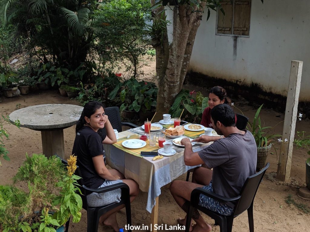 Breakfast in Sri Lanka