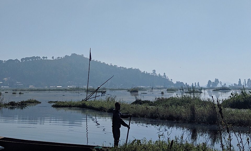Loktak lake fisherman