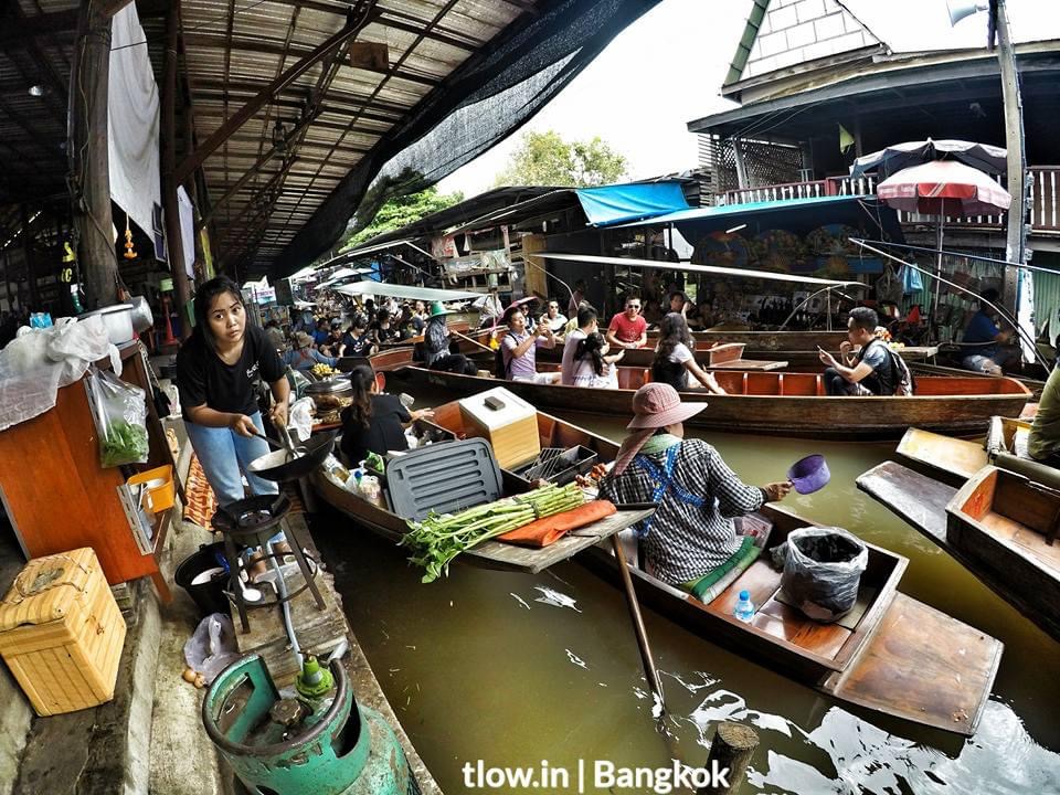 Thailand floating market