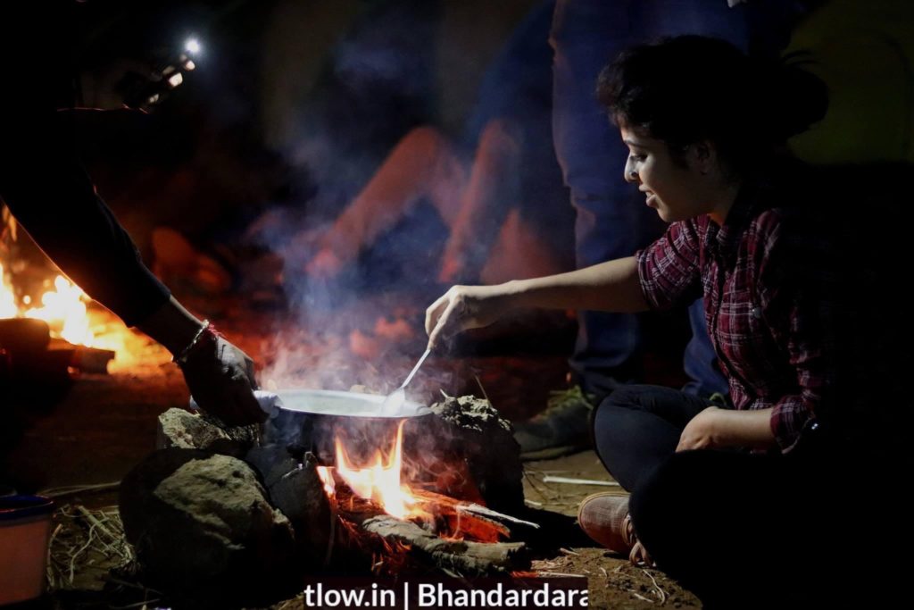 Cooking at Bhandardara 