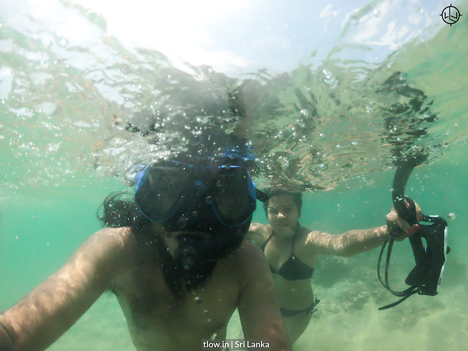 Hikkaduwa snorkeling Sri Lanka 