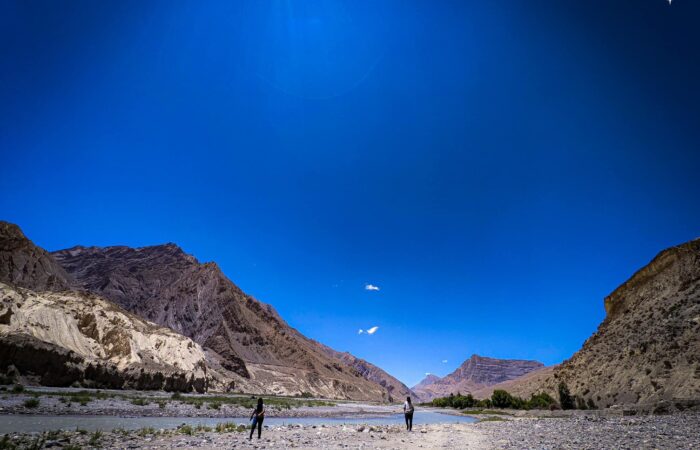 Spiti valley river side, India