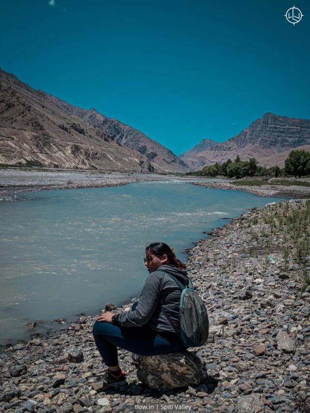 Spiti Valley river side