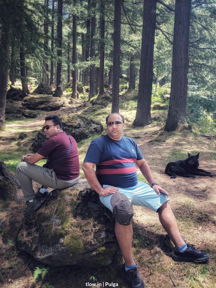 Mehul sir and adam in the forest