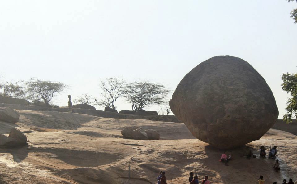 Giant rock in Mahabalipuram