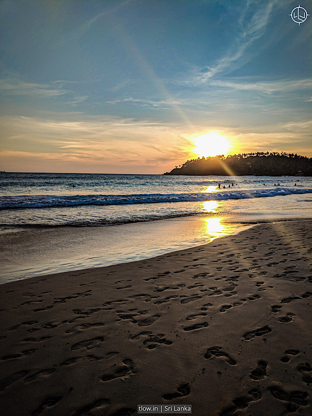 Mirissa Beach sunset Sri Lanka
