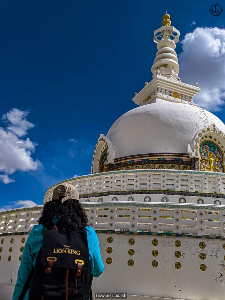 Shanti stupa in may 2022