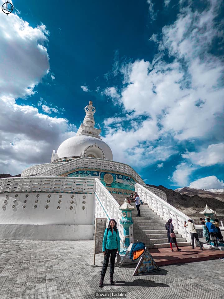 Shanti stupa afternoons