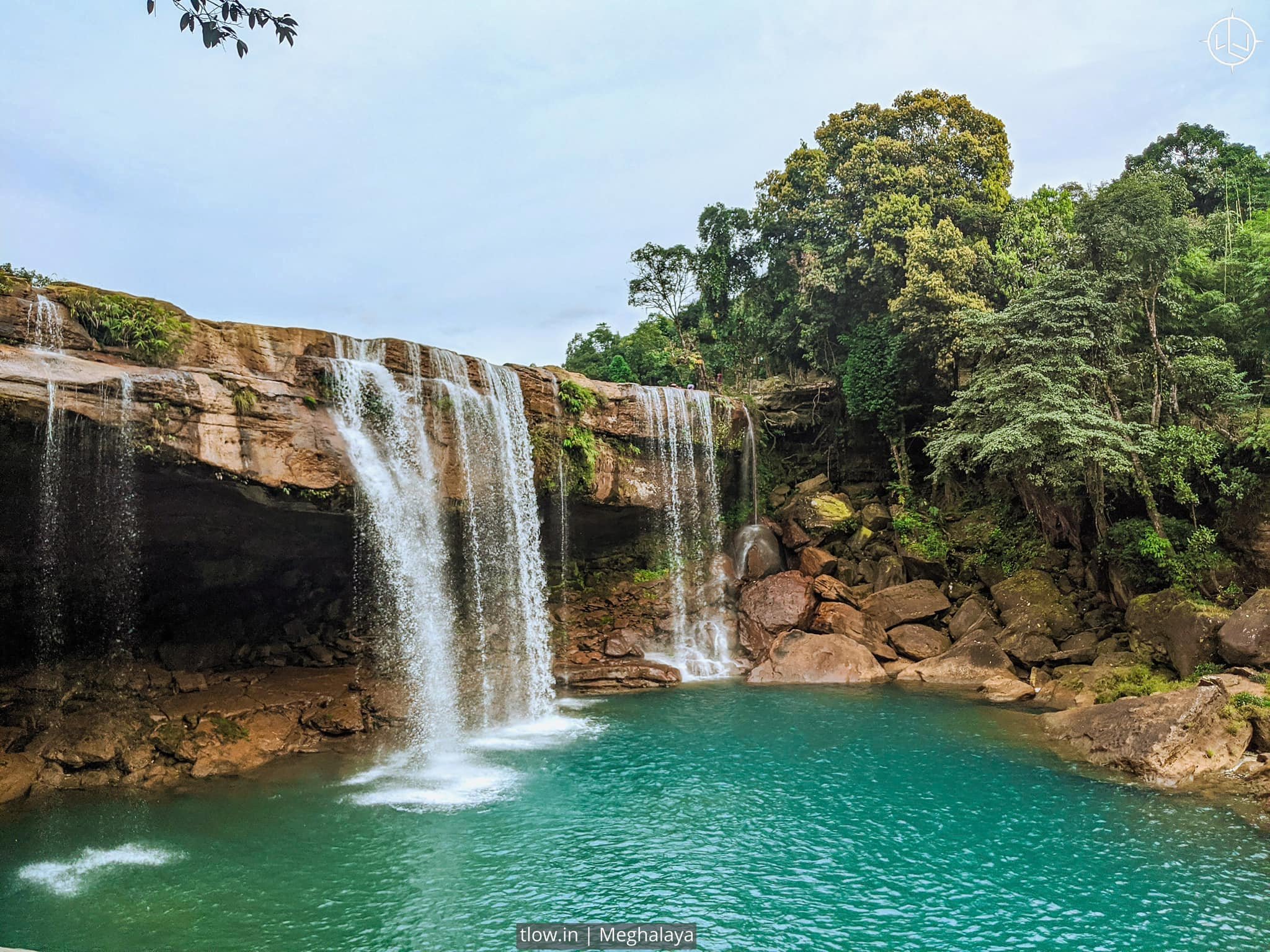 Krang Suri waterfall in Meghalaya