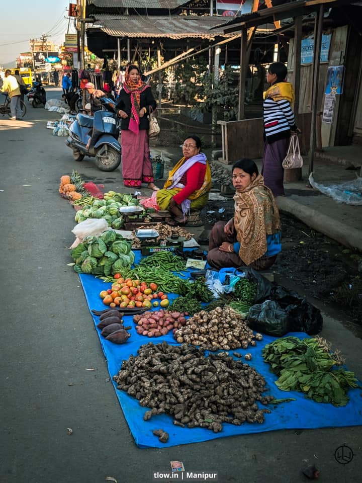 Ima market Imphal manipur
