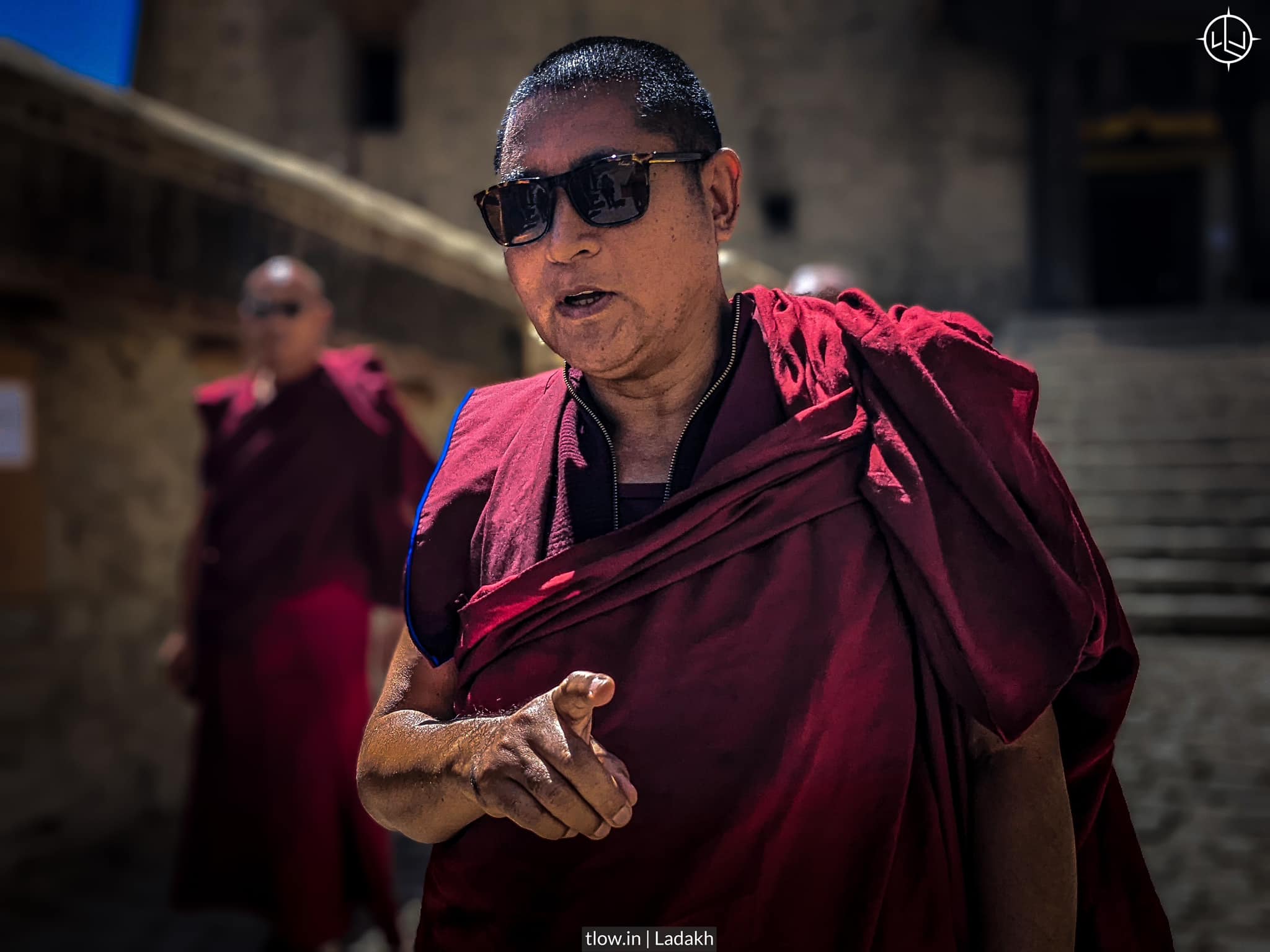 Monk from leh palace