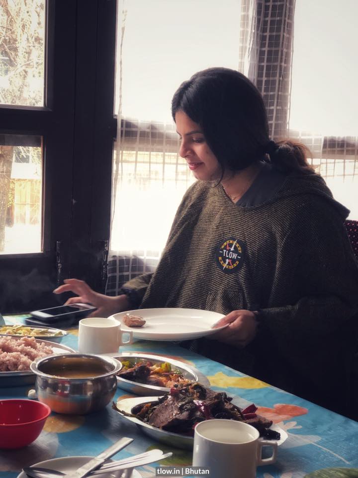 Lunch in Bhutan