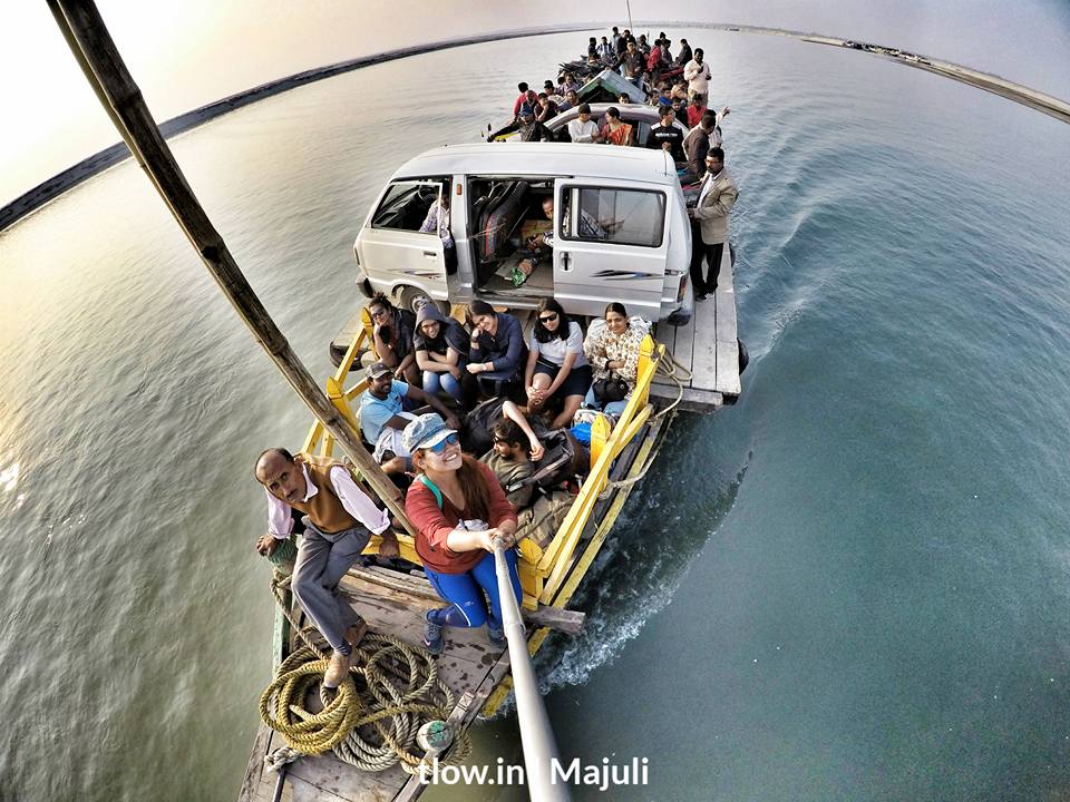 Majuli ferry boat