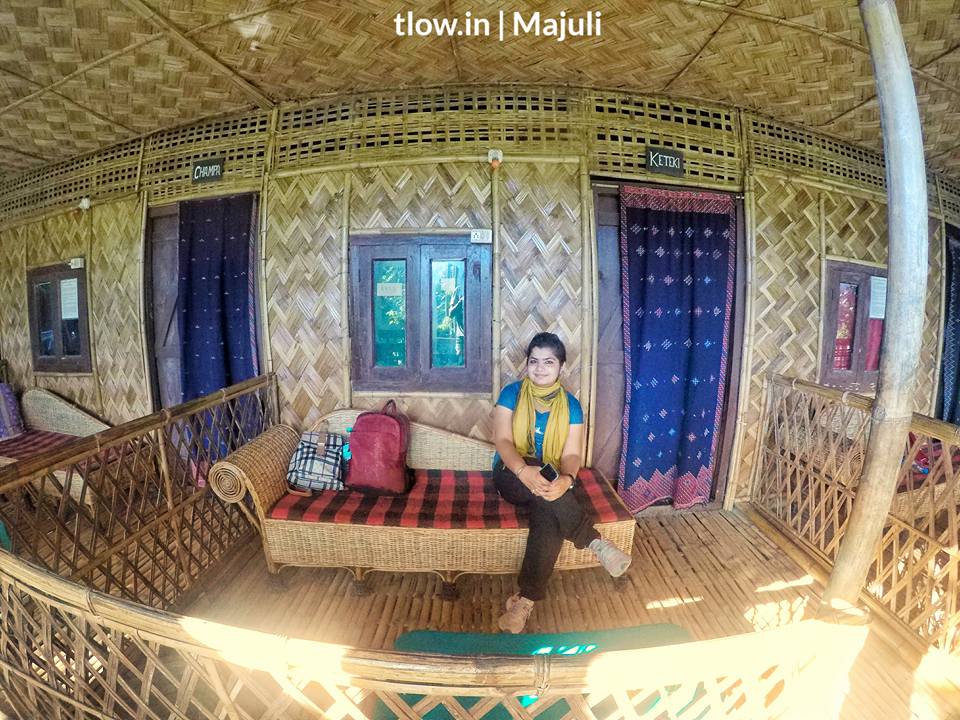 Majuli bamboo hut stay