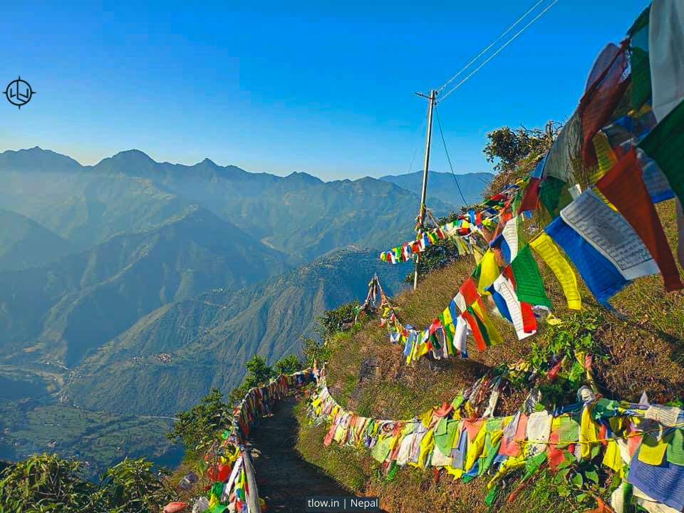 Prayer flags in Temal Nepal