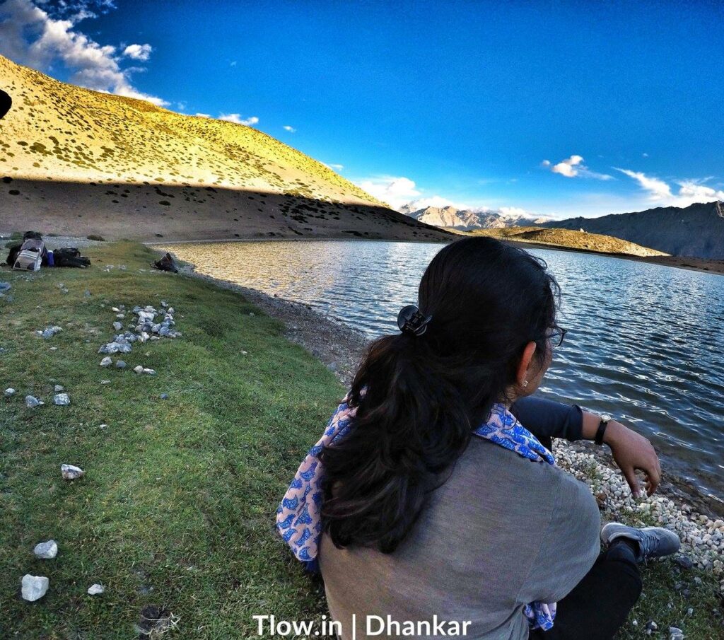Dhankar lake Spiti valley