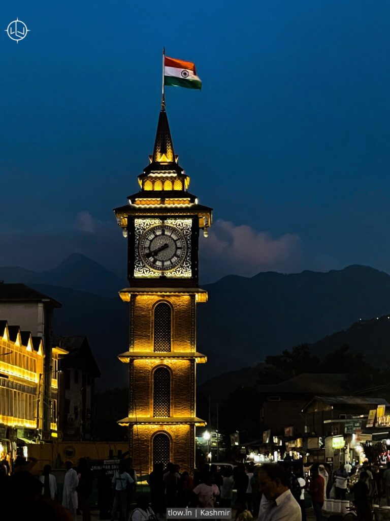 clock towner in Kashmir