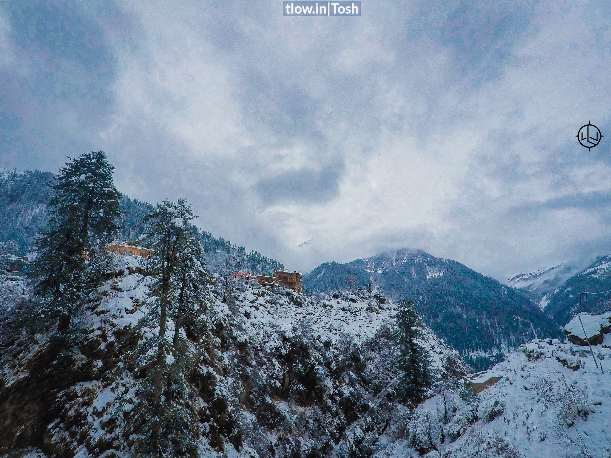 Snow in Himachal in winter