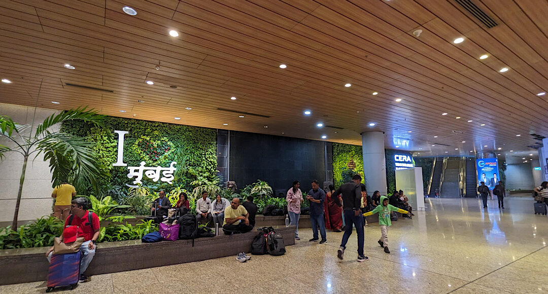Mumbai airport waiting