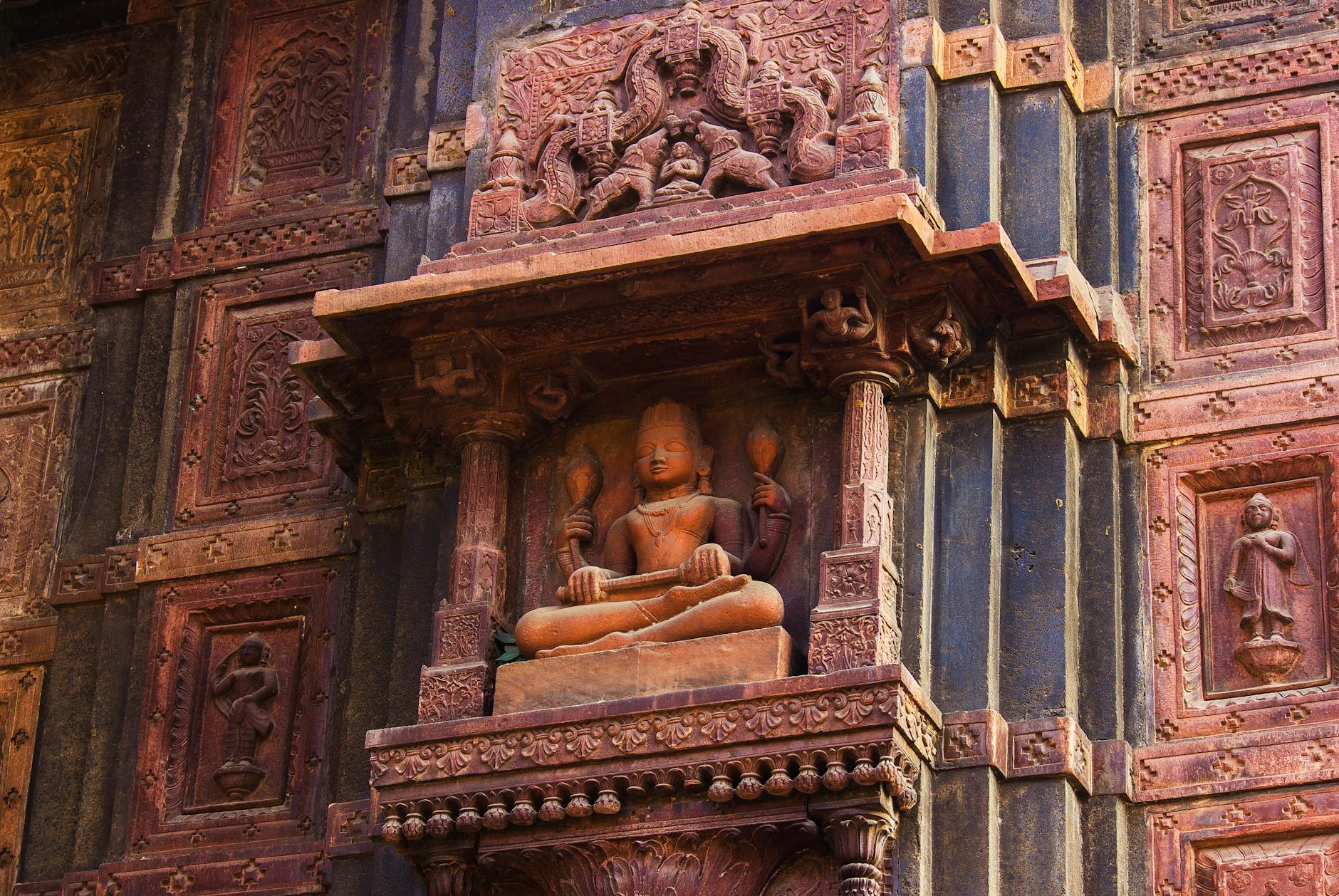 shrine in krishnapura chhatri in indore india