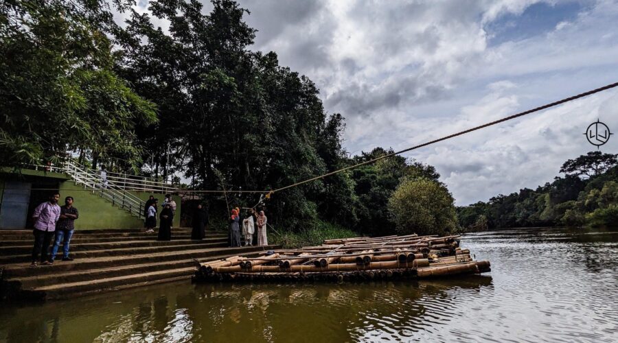 Wayanad bamboo raft
