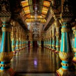 interior of private durbar hall in mysore palace mysore hassan karnataka india